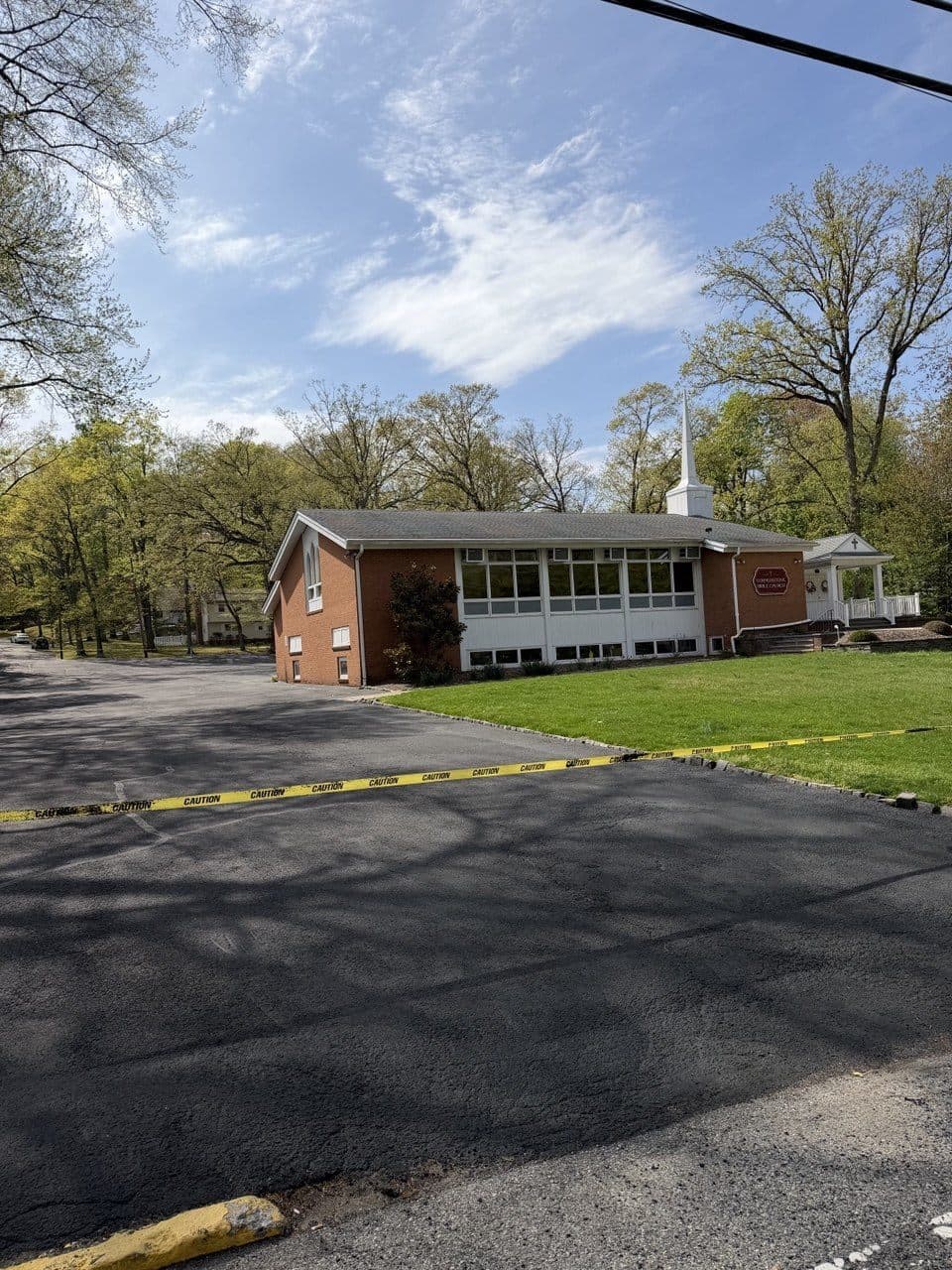 Smooth, freshly sealed parking lot after Sterling Pavement sealcoating